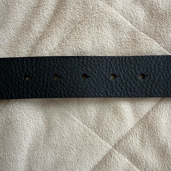 Lacoste  Black Leather Belt - Picture 6 of 8